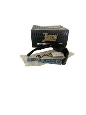 Locs Hardcore Shades Sunglasses With Blue Bandana Print Arms